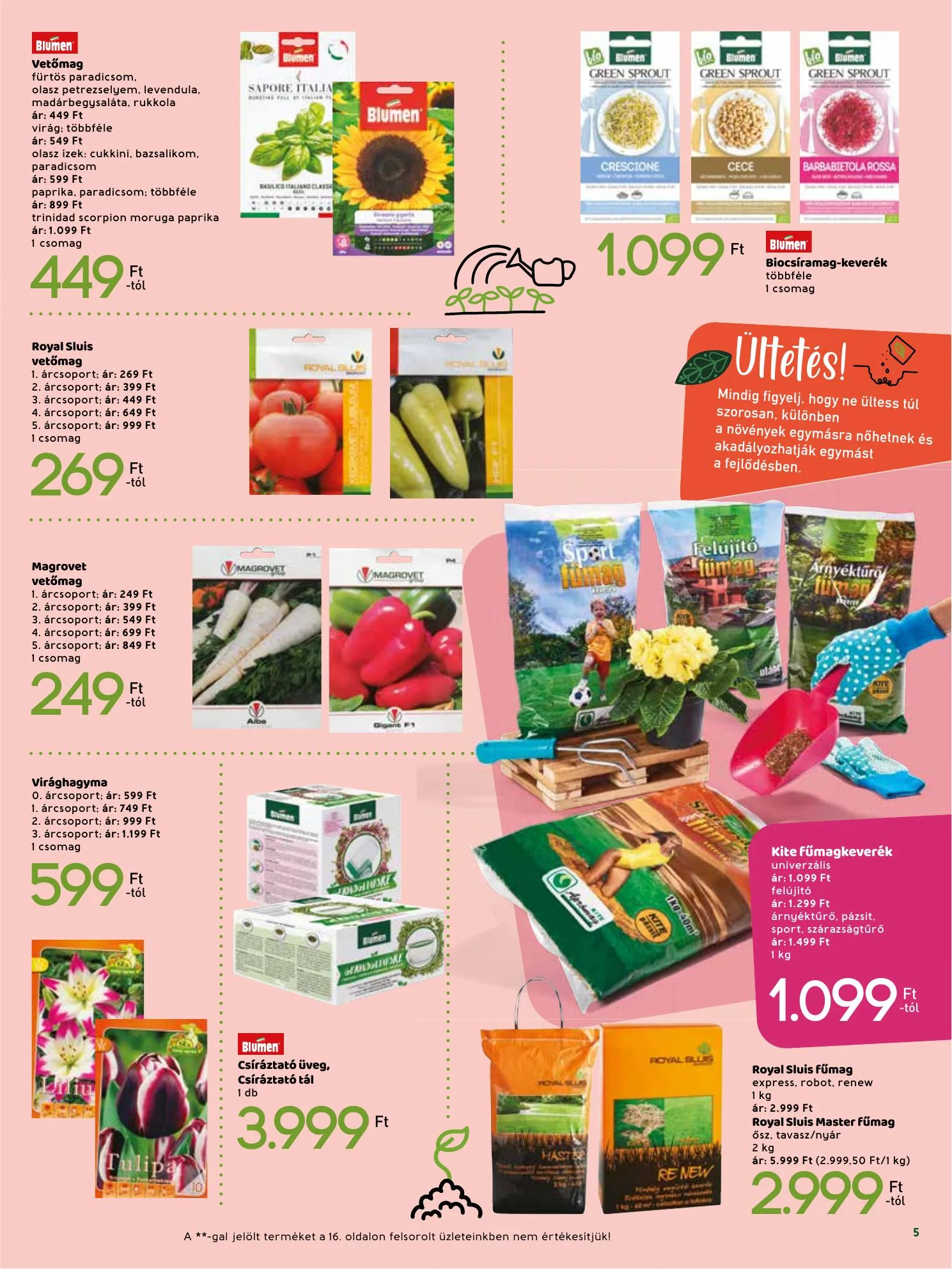 Interspar akciós újság Kert 03.02–04.06 – 5. oldal