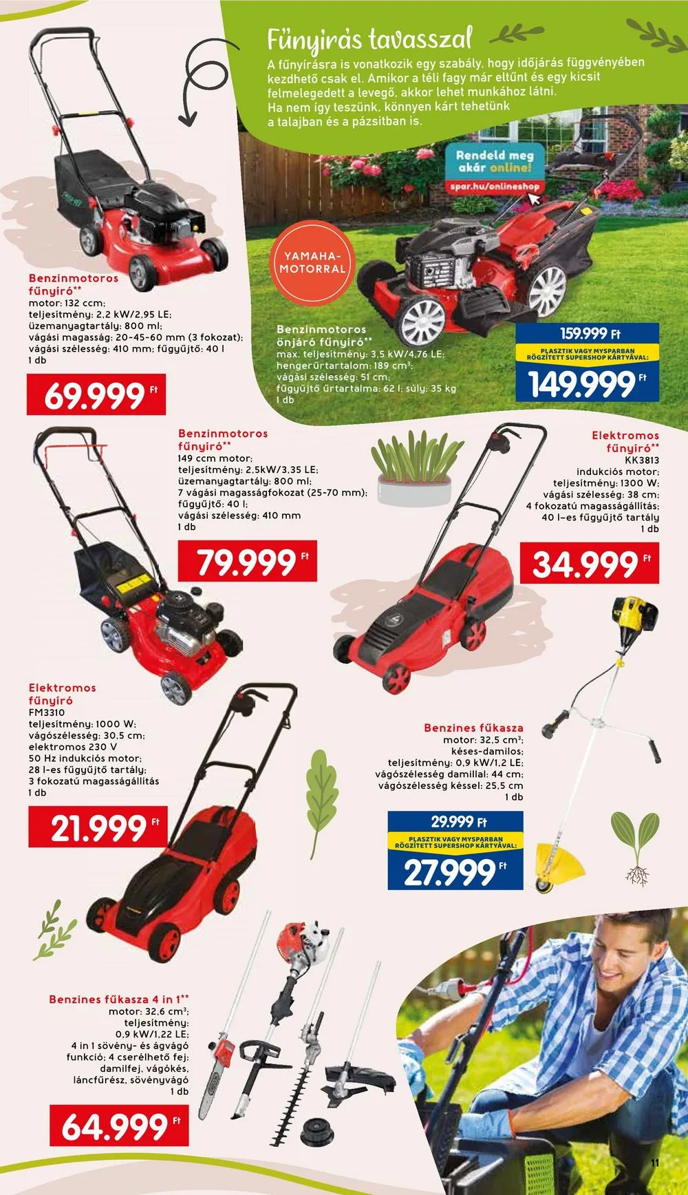 Interspar akciós újság Kert 03.01–04.08 – 11. oldal