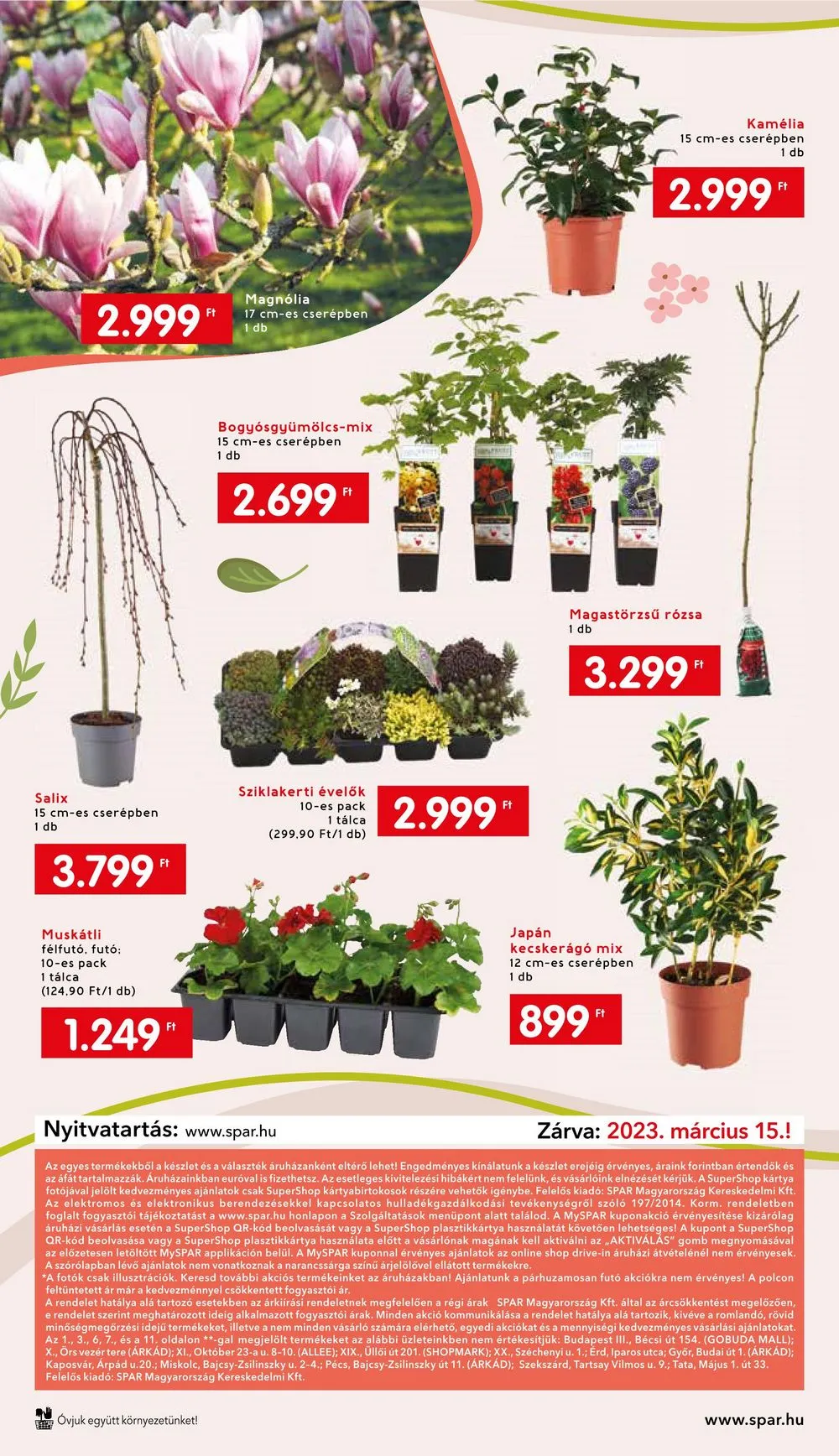 Interspar akciós újság Kert 03.01–04.08 – 16. oldal