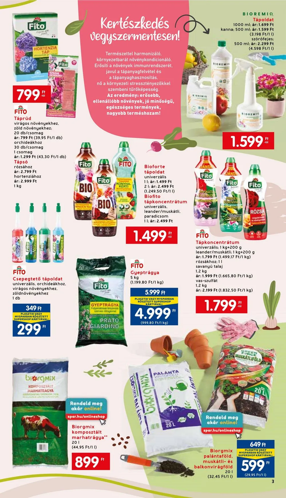 Interspar akciós újság Kert 03.01–04.08 – 3. oldal