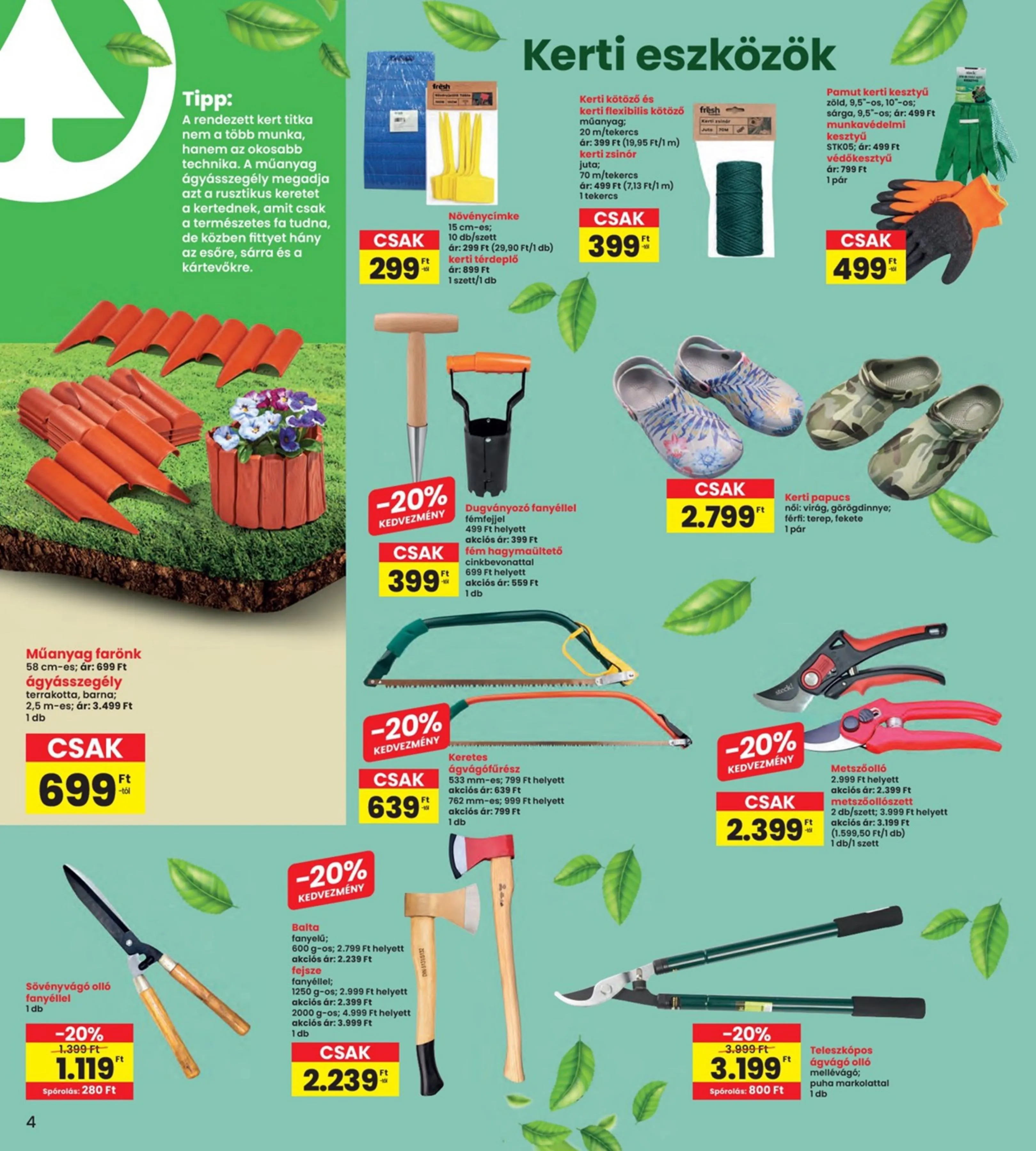 Interspar akciós újság Kert 03.12–03.25 – 4. oldal