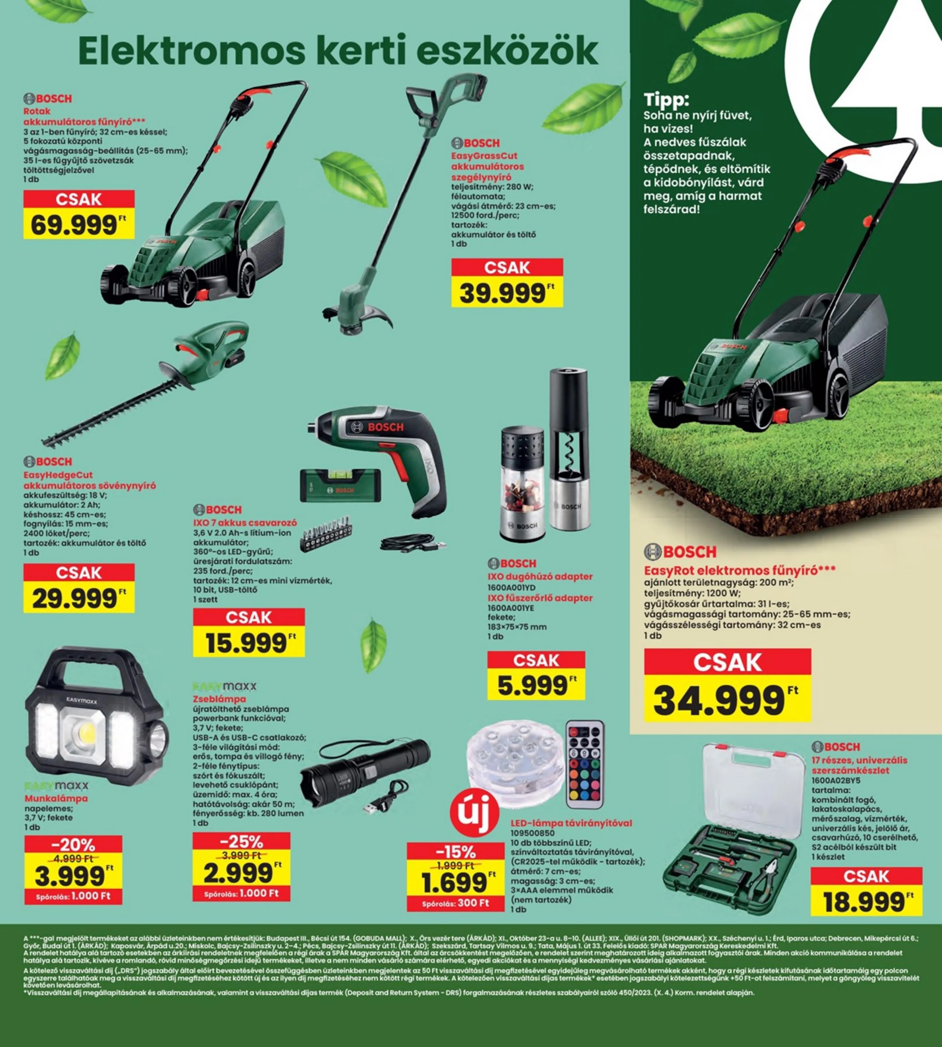 Interspar akciós újság Kert 03.12–03.25 – 7. oldal