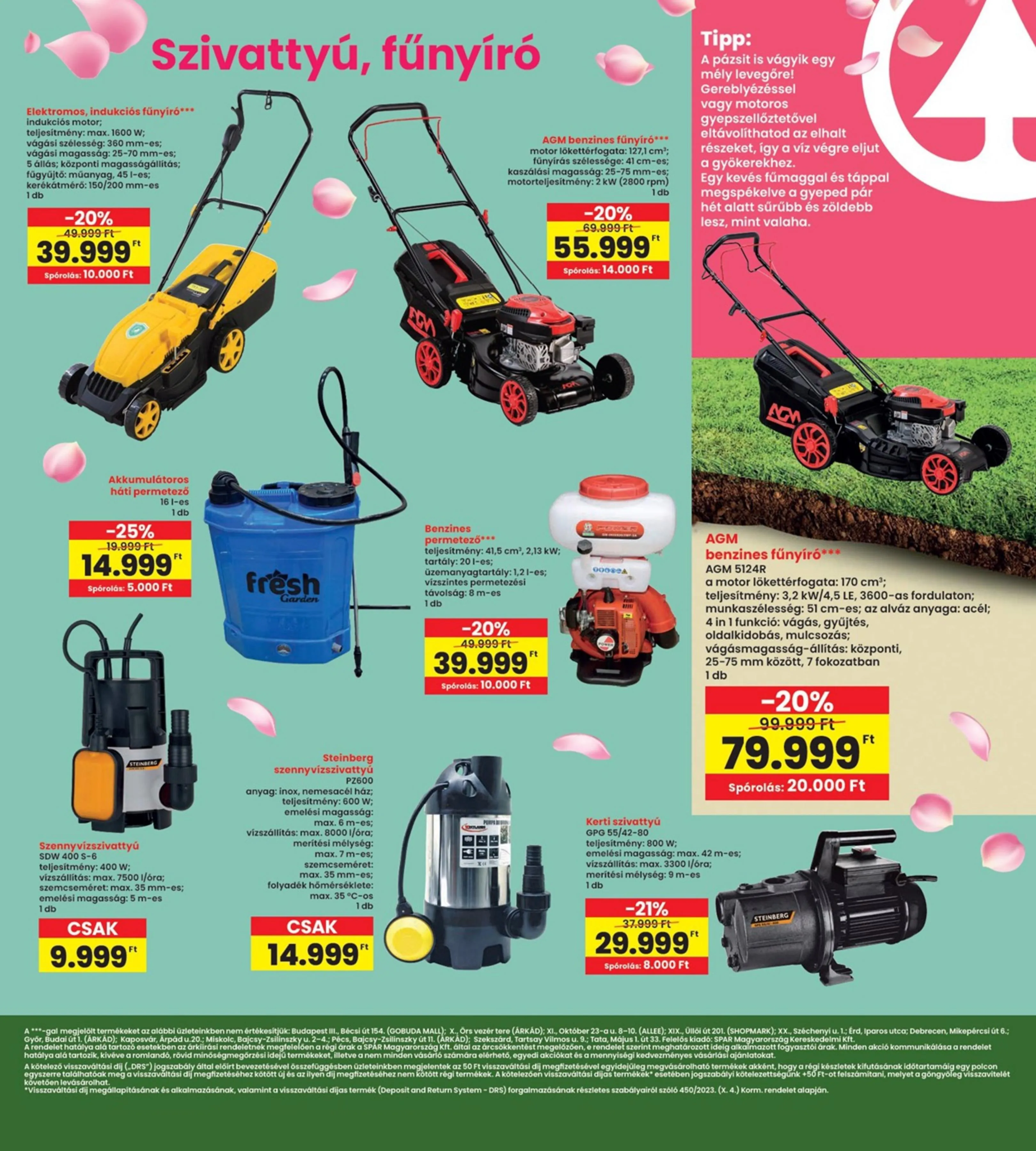 Interspar akciós újság Kert 03.19–03.25 – 5. oldal