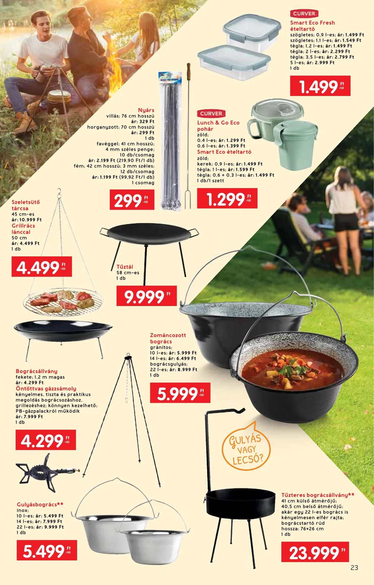 Interspar akciós újság Nyar 05.25–06.22 – 23. oldal