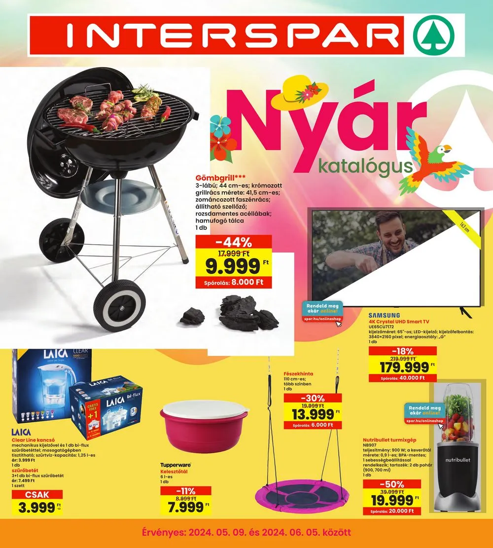 Interspar akciós újság Nyar 05.09–06.05