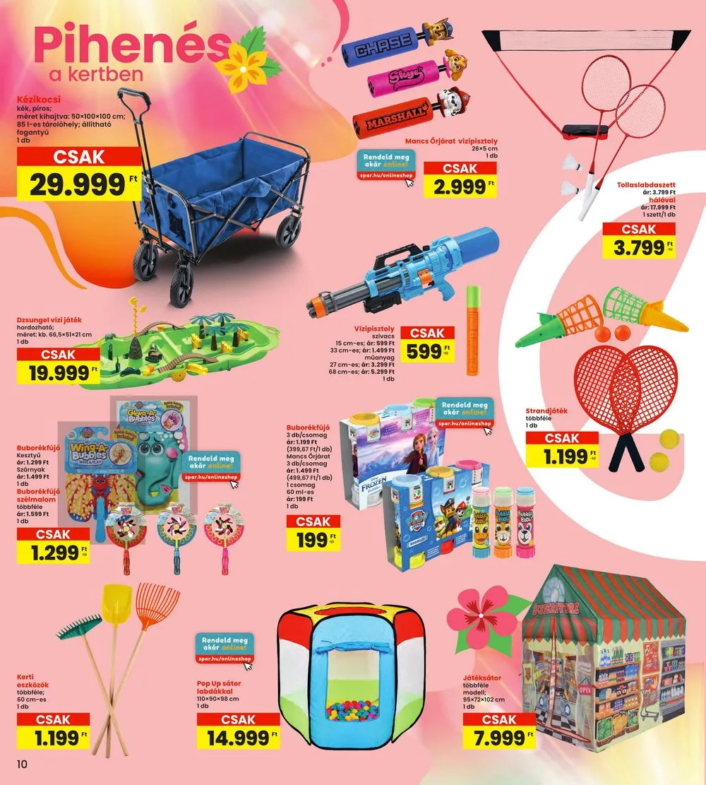 Interspar akciós újság Nyar 05.09–06.05 – 10. oldal