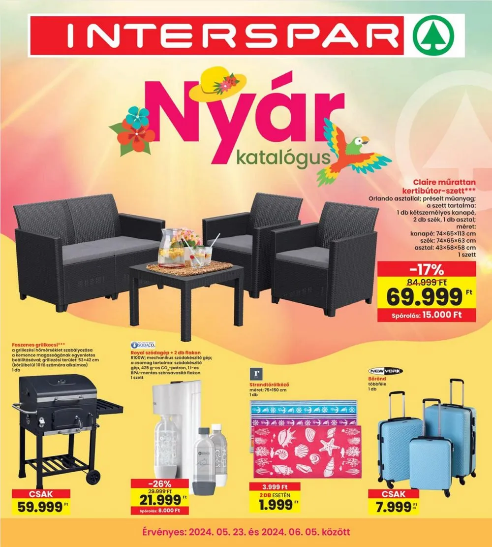 Interspar akciós újság Nyar 05.23–06.05