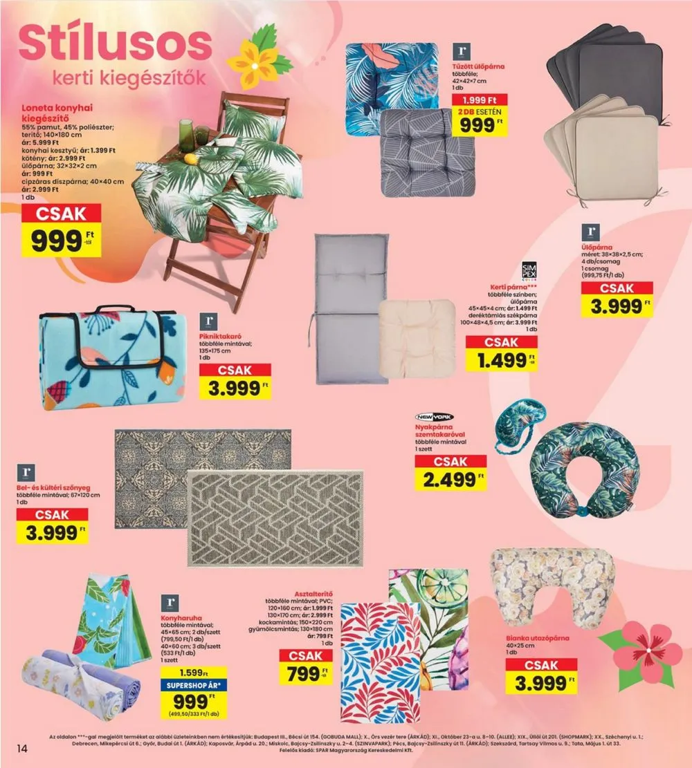 Interspar akciós újság Nyar 05.23–06.05 – 14. oldal