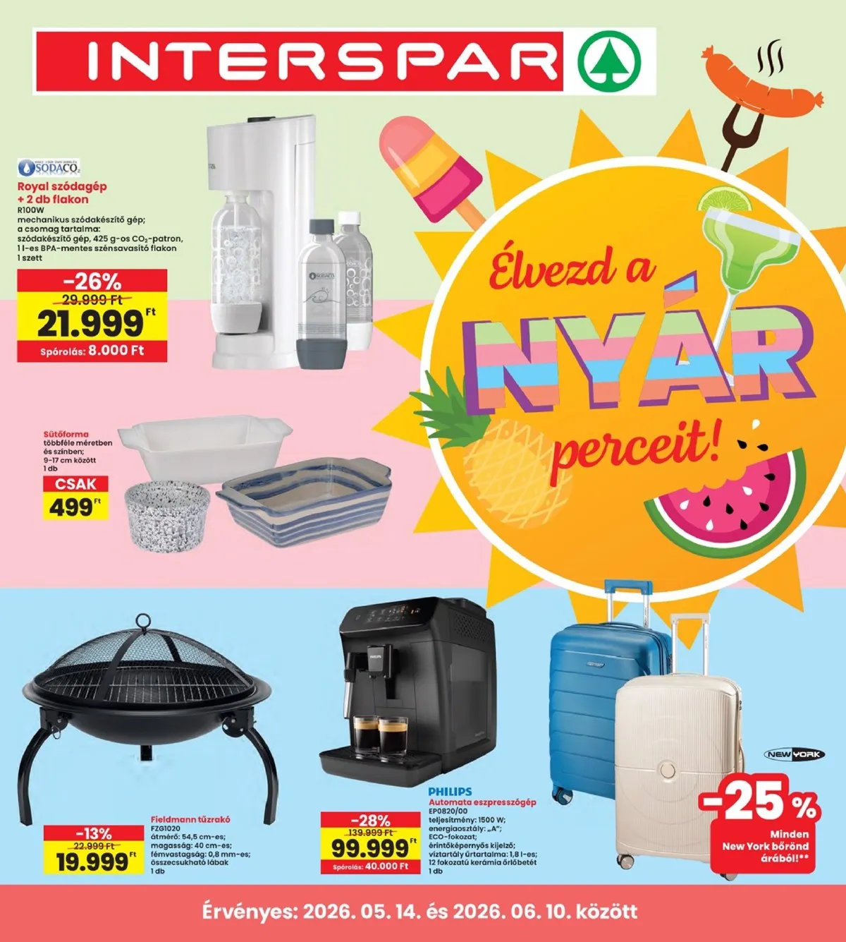 Interspar akciós újság Nyar 05.14–06.10
