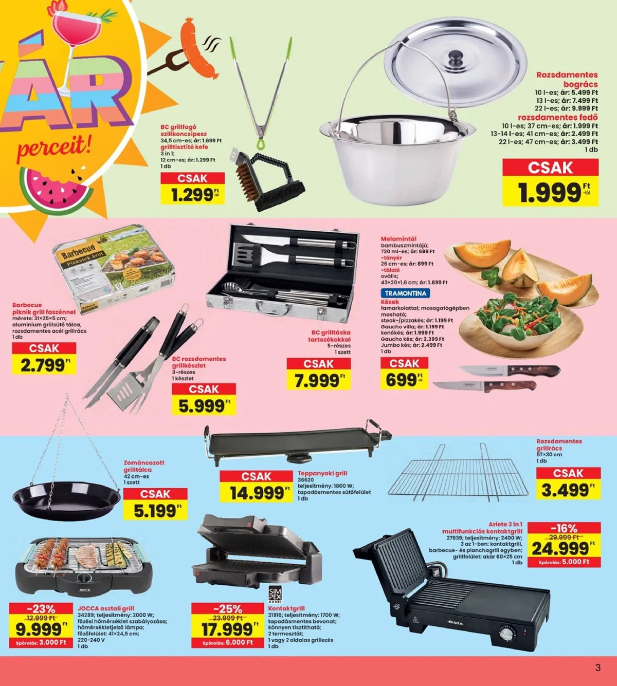 Interspar akciós újság Nyar 05.14–06.10 – 3. oldal
