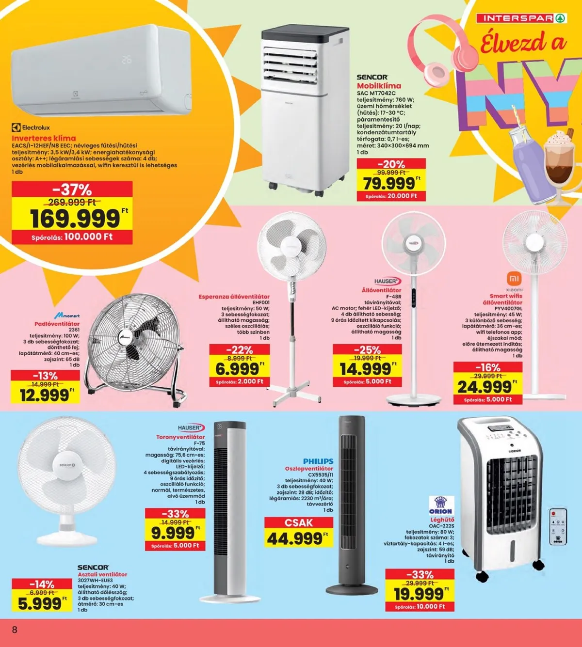 Interspar akciós újság Nyar 05.14–06.10 – 8. oldal