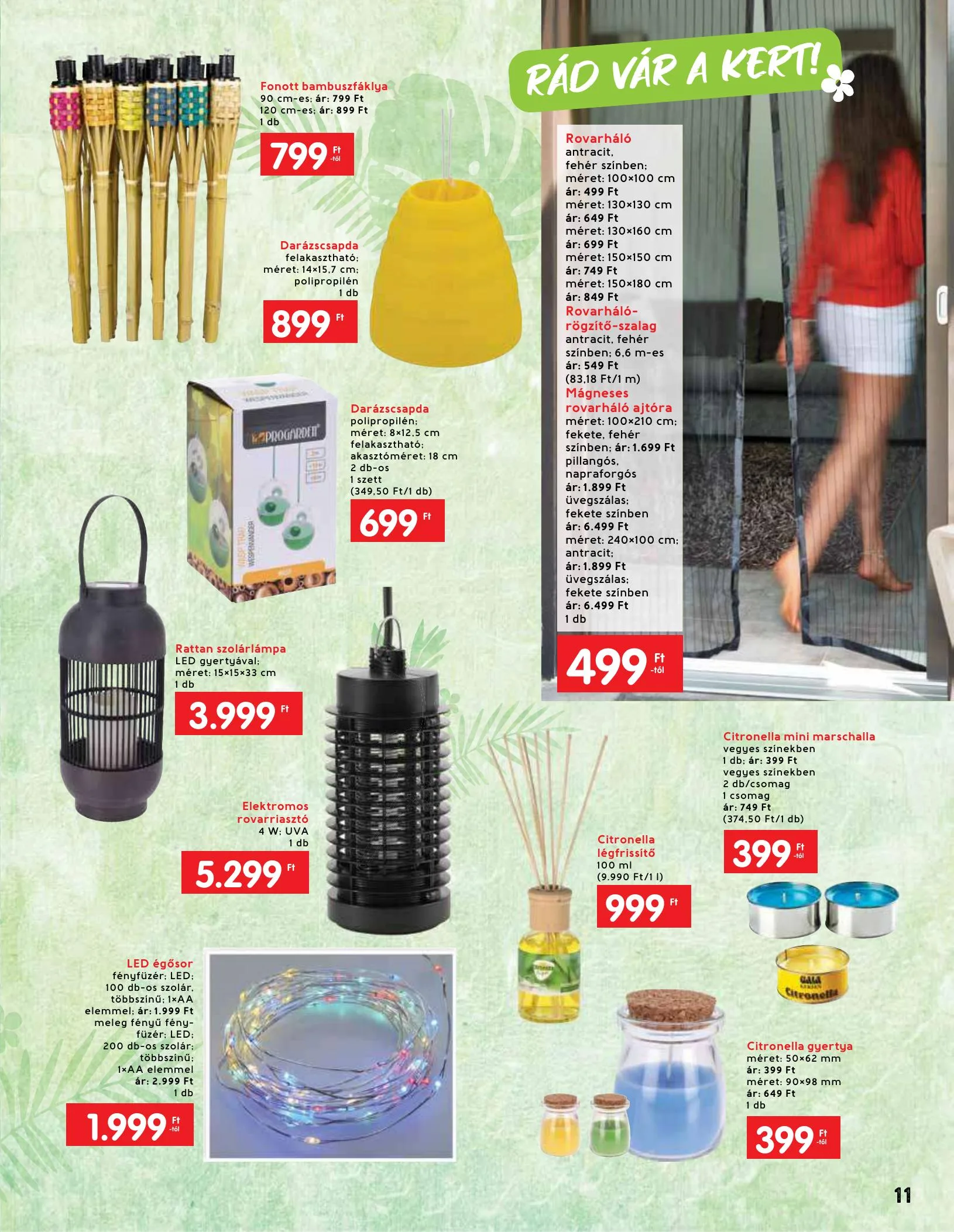 Interspar akciós újság Nyari katalógus 05.12–06.09 – 11. oldal