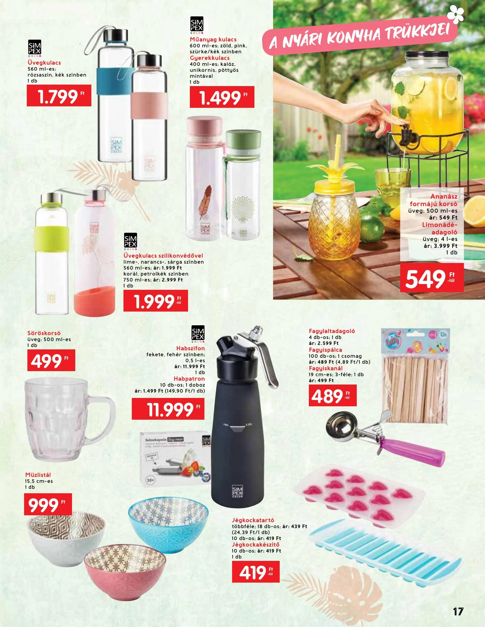 Interspar akciós újság Nyari katalógus 05.12–06.09 – 17. oldal