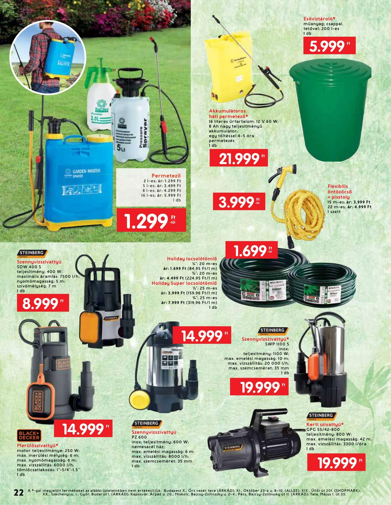 Interspar akciós újság Nyari katalógus 05.12–06.09 – 22. oldal