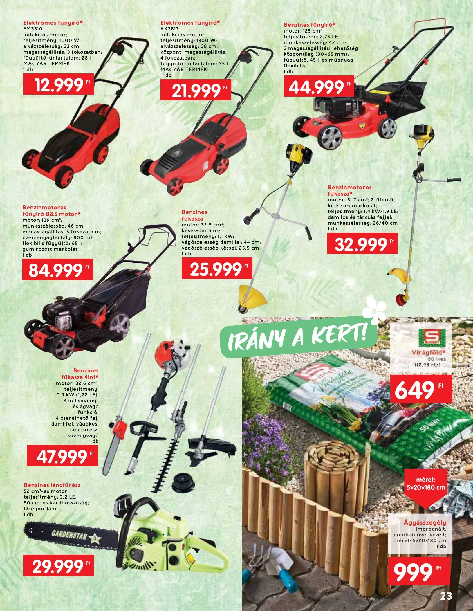 Interspar akciós újság Nyari katalógus 05.12–06.09 – 23. oldal