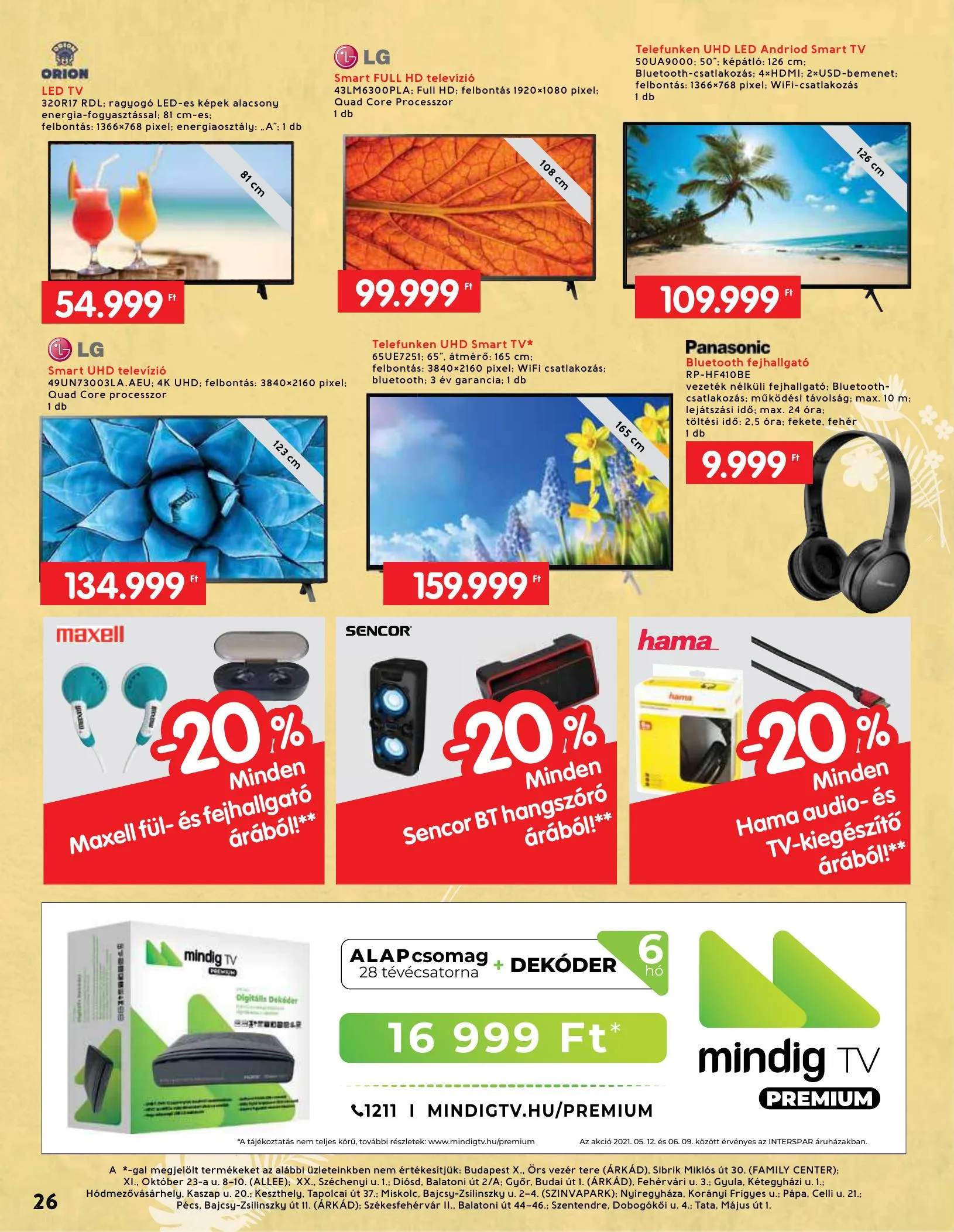 Interspar akciós újság Nyari katalógus 05.12–06.09 – 26. oldal