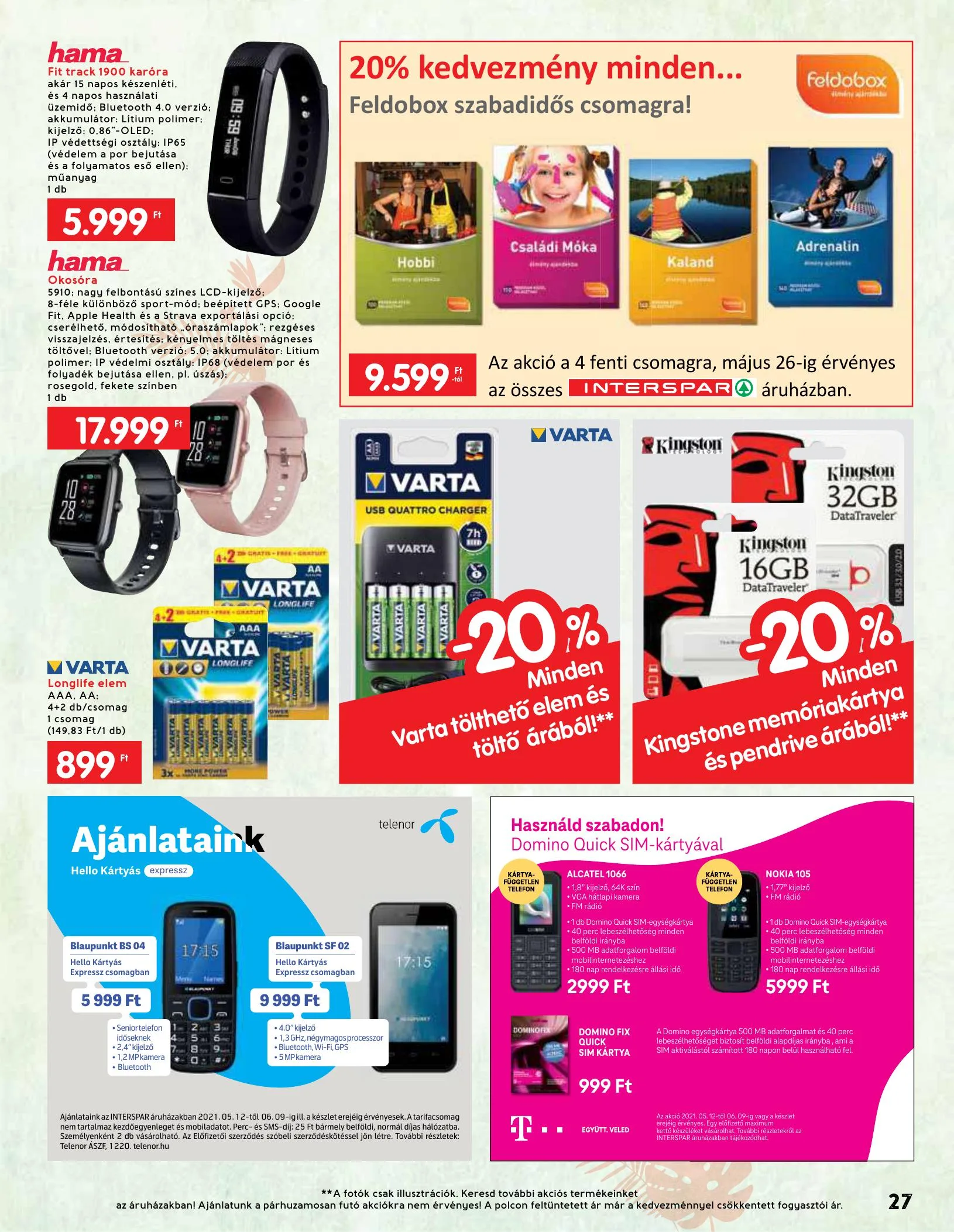 Interspar akciós újság Nyari katalógus 05.12–06.09 – 27. oldal