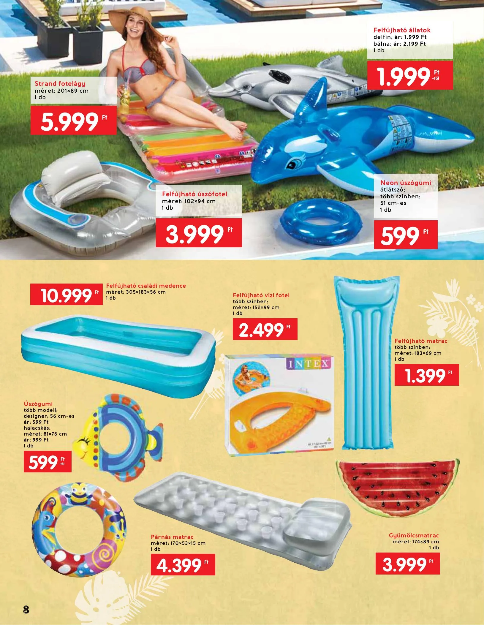 Interspar akciós újság Nyari katalógus 05.12–06.09 – 8. oldal