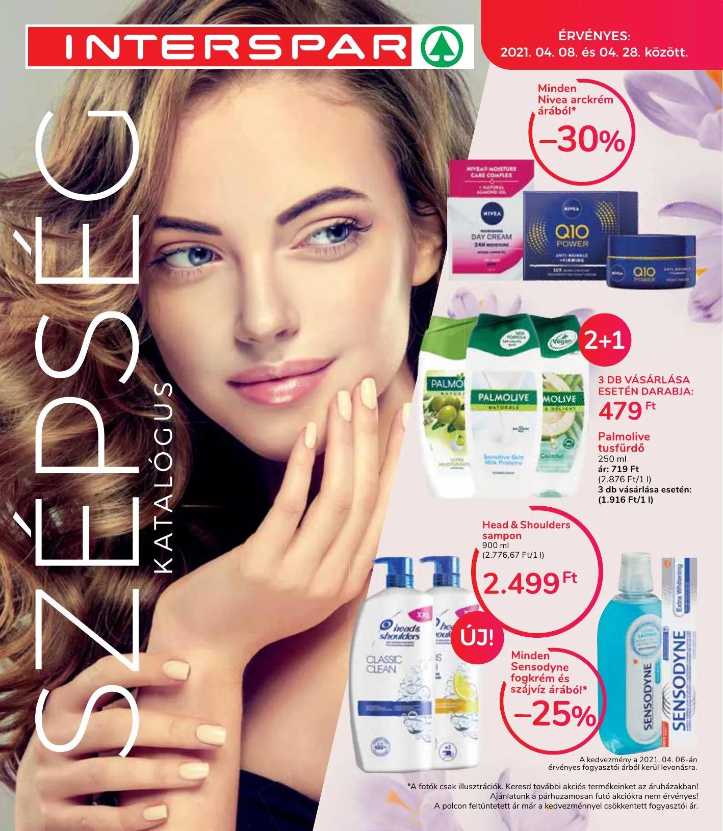Interspar akciós újság Szépség katalógus 04.08–04.28