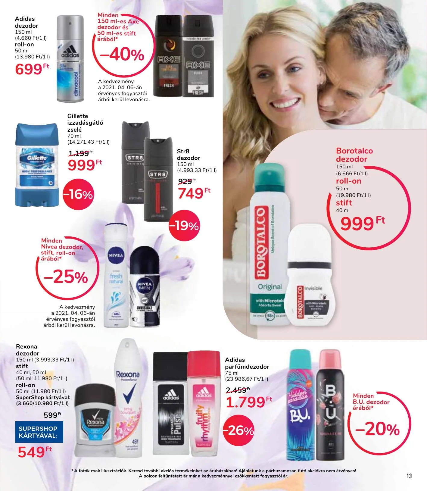 Interspar akciós újság Szépség katalógus 04.08–04.28 – 13. oldal