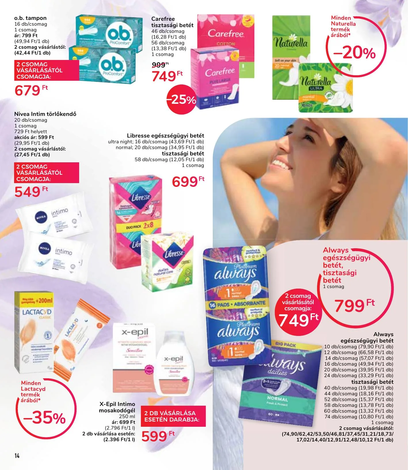 Interspar akciós újság Szépség katalógus 04.08–04.28 – 14. oldal