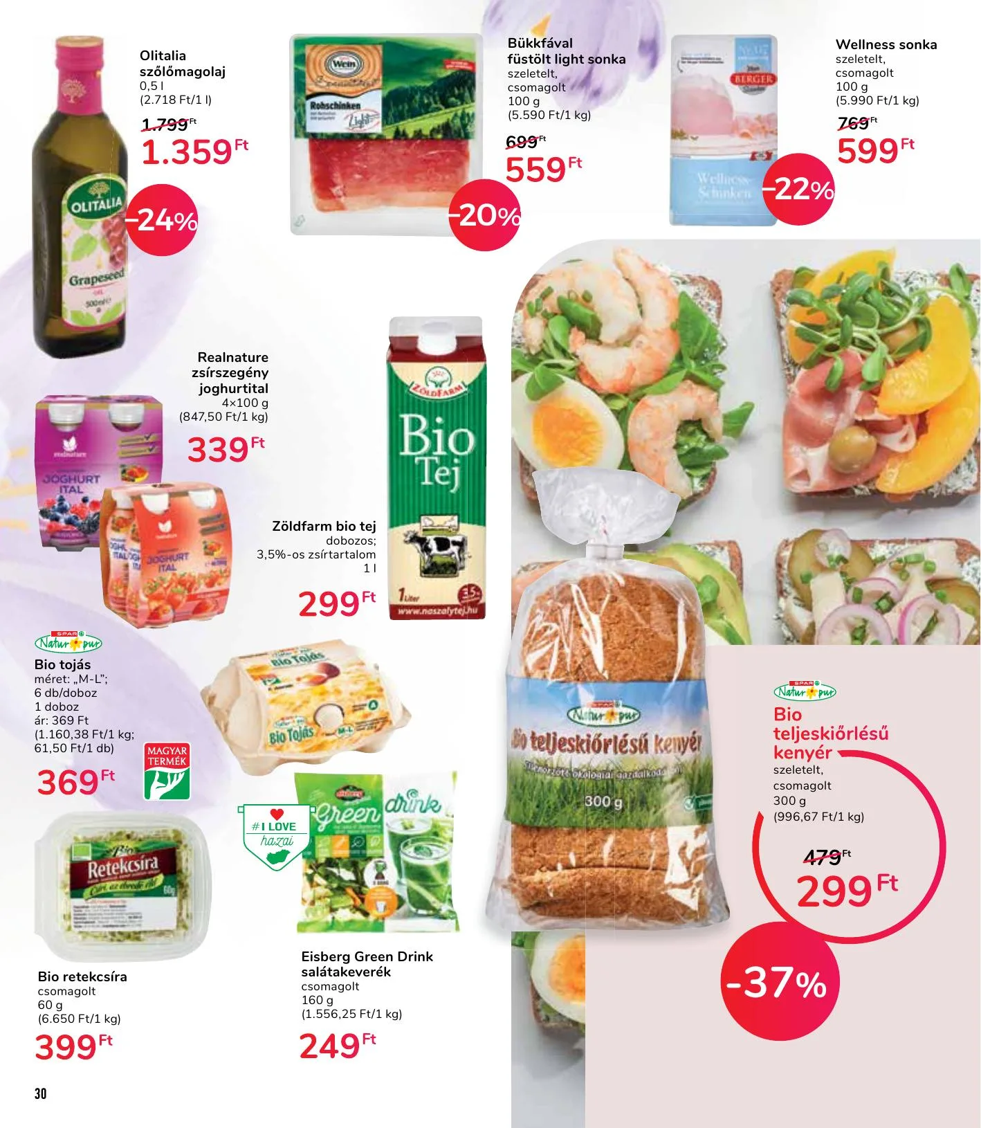Interspar akciós újság Szépség katalógus 04.08–04.28 – 30. oldal