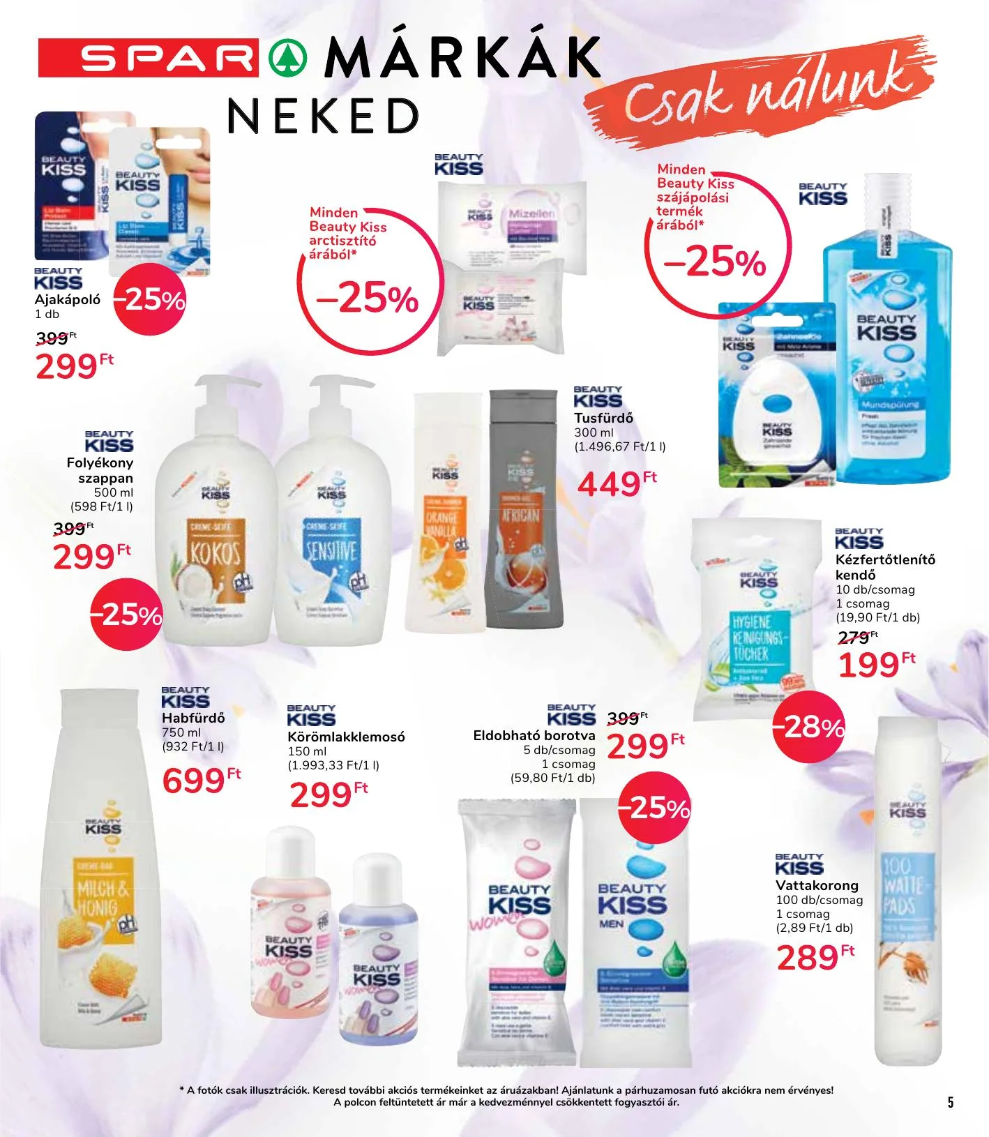 Interspar akciós újság Szépség katalógus 04.08–04.28 – 5. oldal