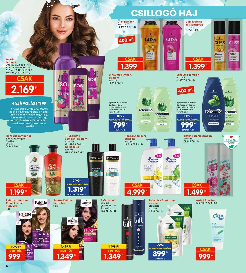 Interspar akciós újság Szépség 04.18–04.30 – 4. oldal