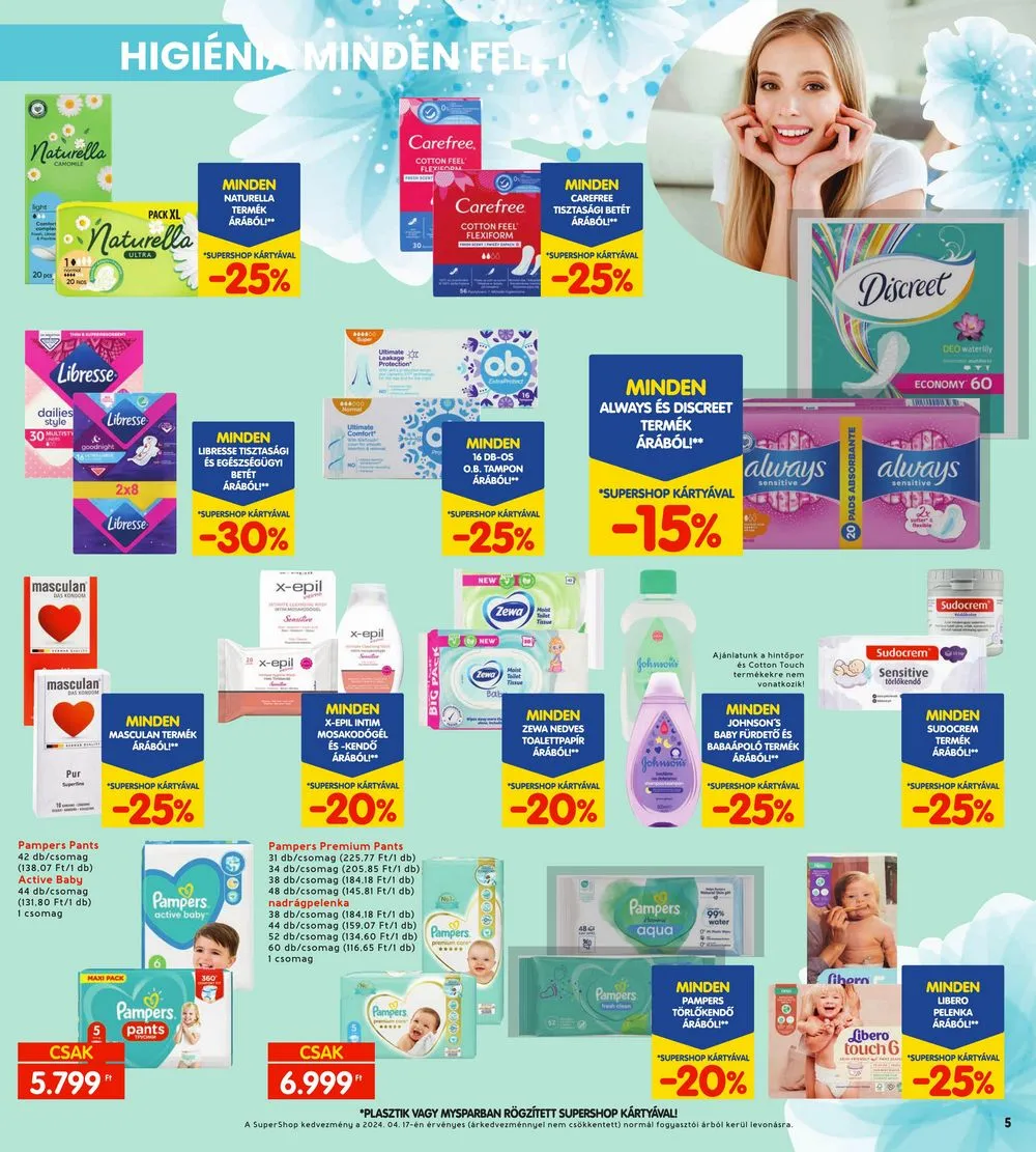 Interspar akciós újság Szépség 04.18–04.30 – 5. oldal