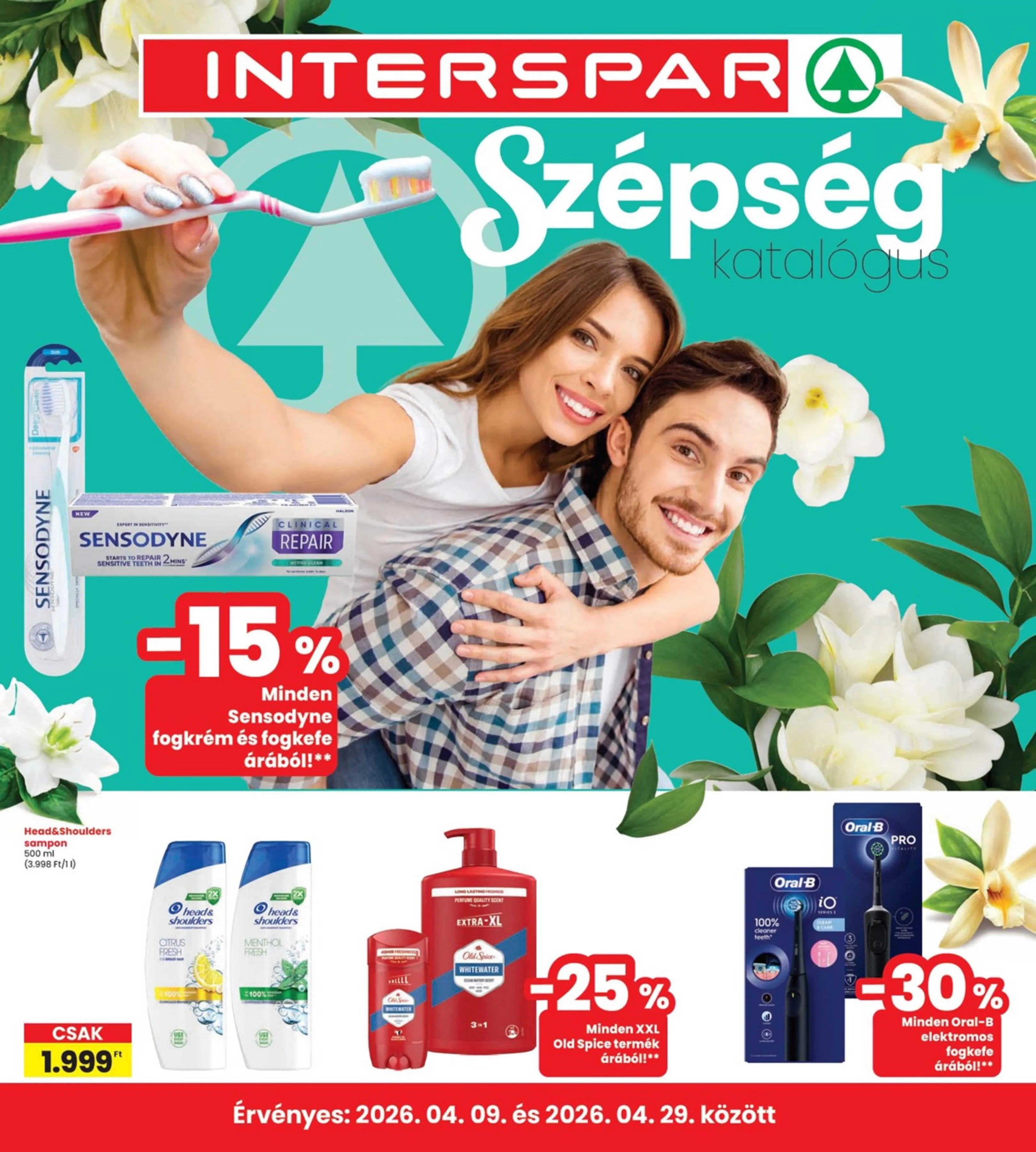 Interspar akciós újság Szépség 04.09–04.09