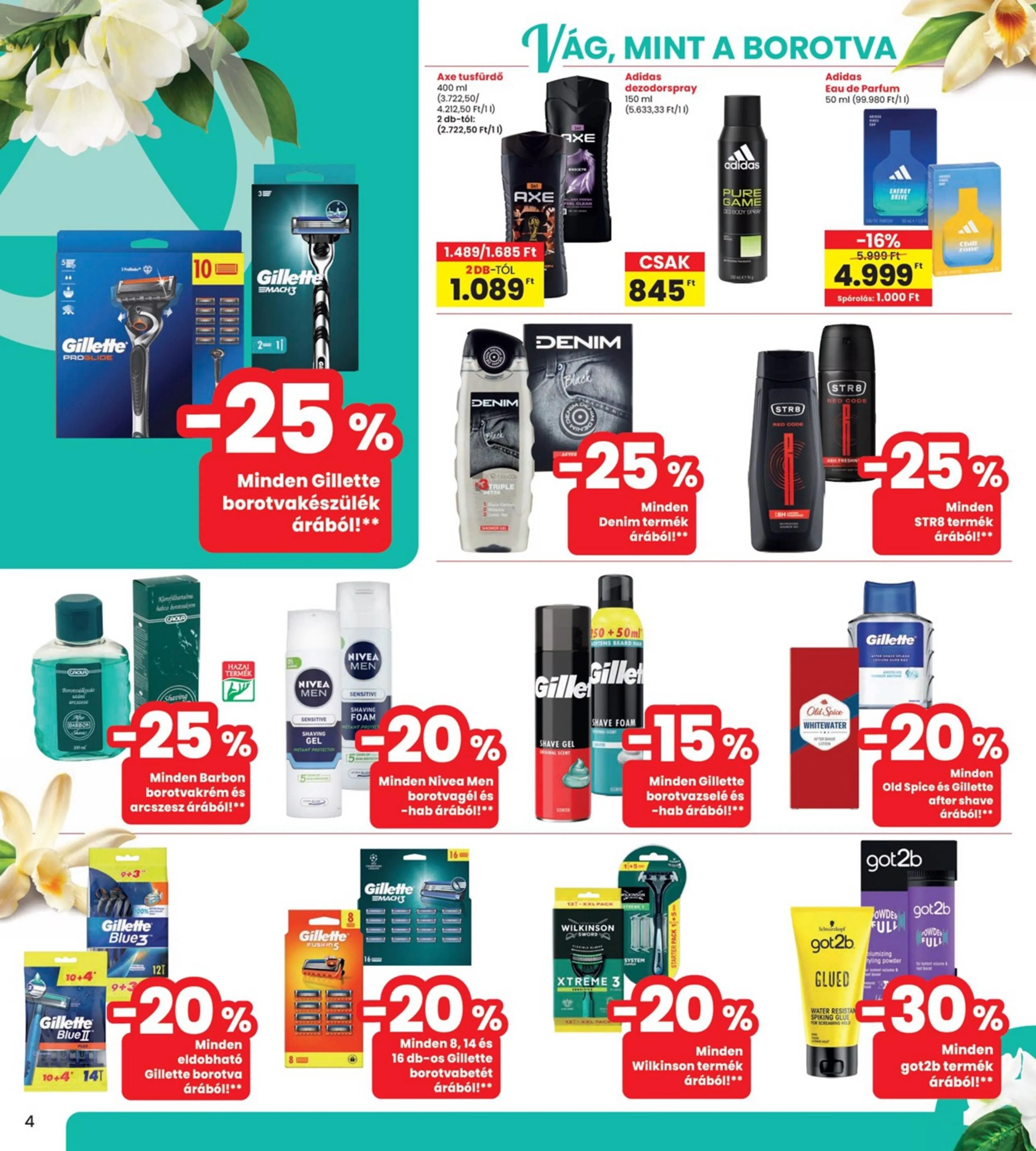 Interspar akciós újság Szépség 04.09–04.09 – 4. oldal