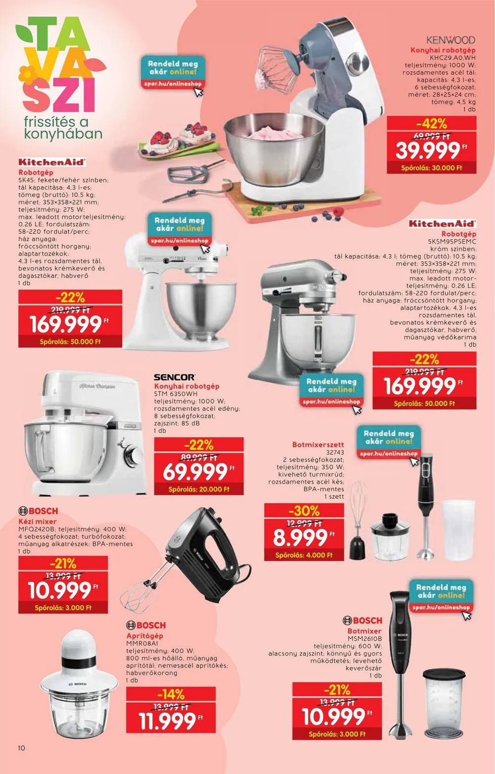 Interspar akciós újság Tavasz 02.28–04.03 – 10. oldal