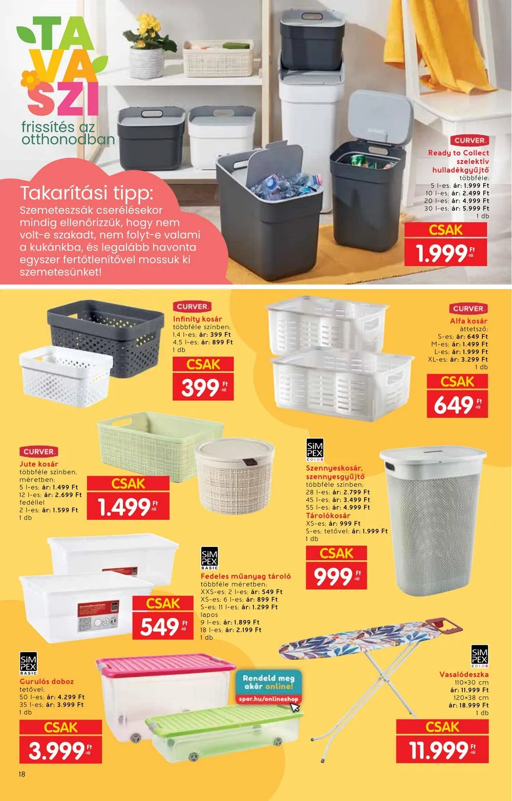 Interspar akciós újság Tavasz 02.28–04.03 – 18. oldal