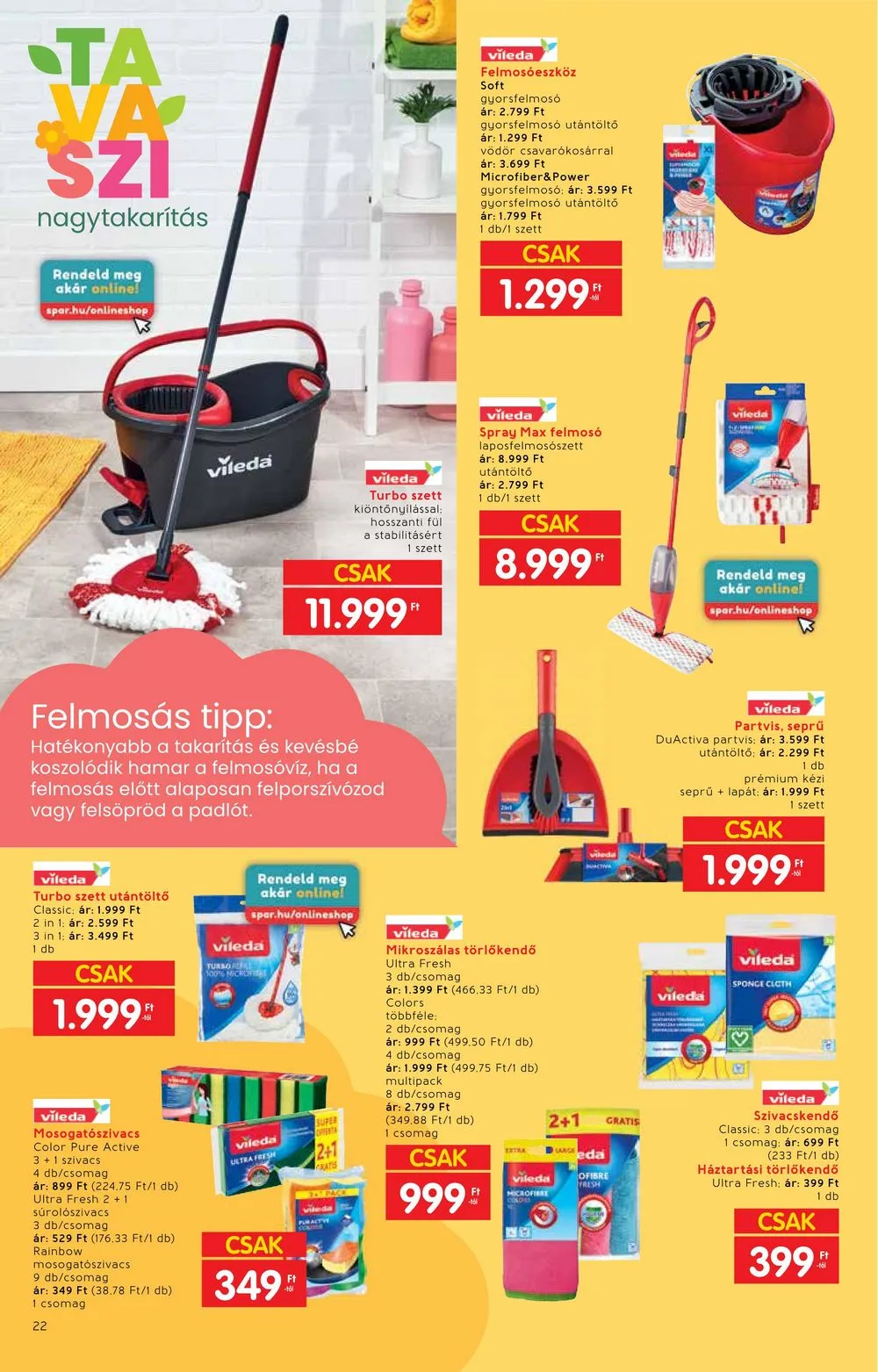 Interspar akciós újság Tavasz 02.28–04.03 – 22. oldal