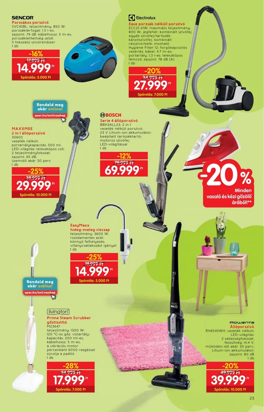 Interspar akciós újság Tavasz 02.28–04.03 – 23. oldal
