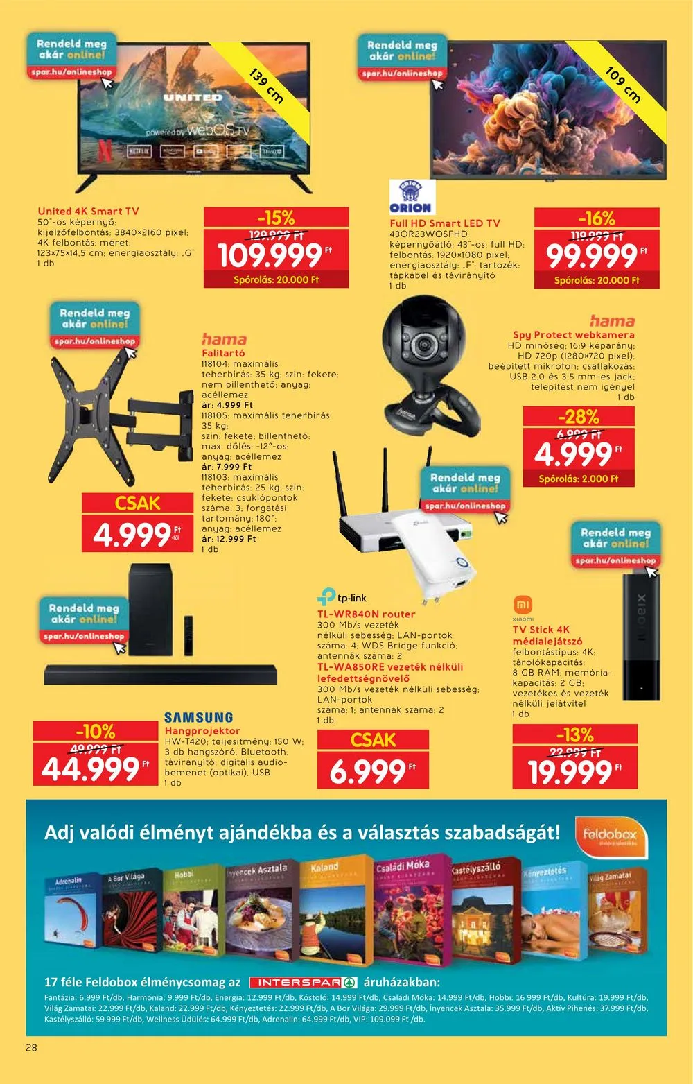Interspar akciós újság Tavasz 02.28–04.03 – 28. oldal