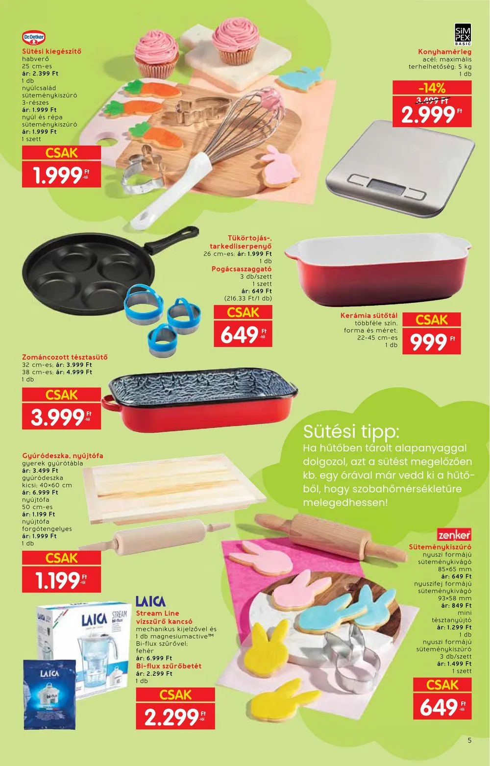 Interspar akciós újság Tavasz 02.28–04.03 – 5. oldal