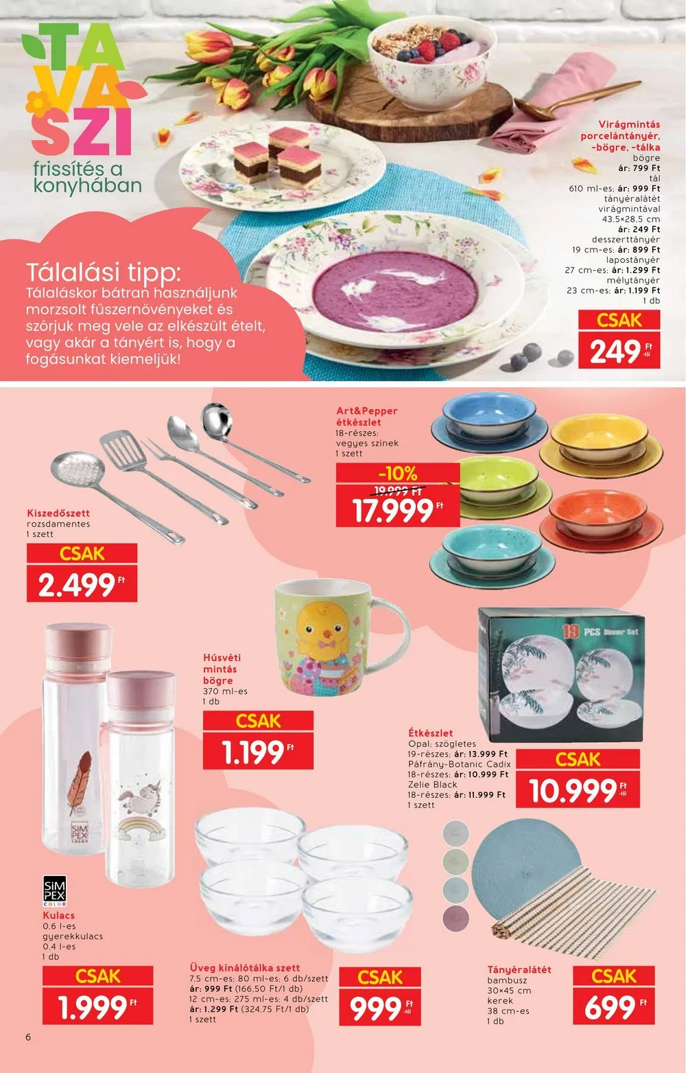 Interspar akciós újság Tavasz 02.28–04.03 – 6. oldal
