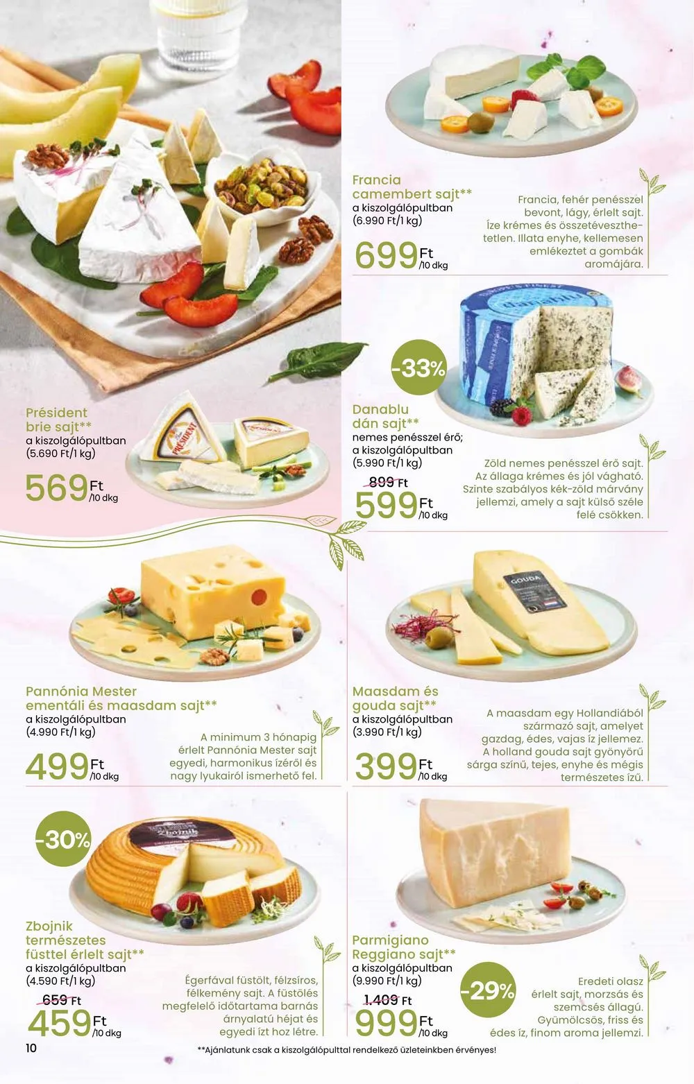 Interspar akciós újság Tavaszi Inyenc 03.06–03.20 – 10. oldal