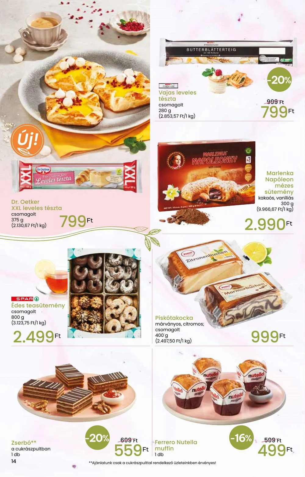 Interspar akciós újság Tavaszi Inyenc 03.06–03.20 – 14. oldal