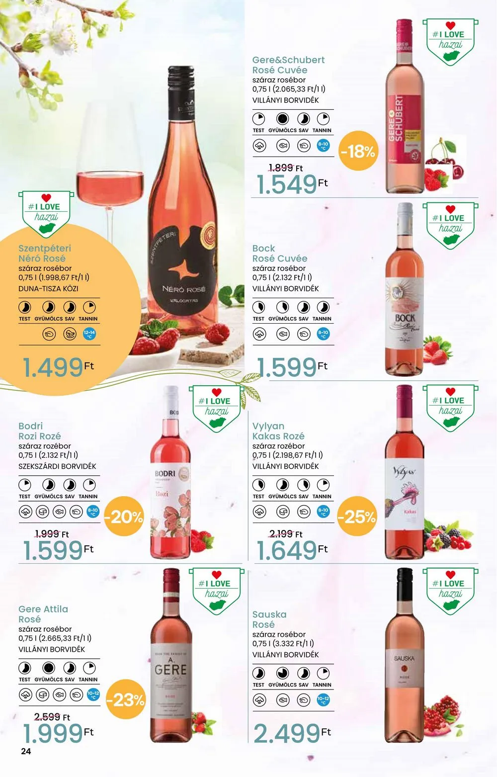Interspar akciós újság Tavaszi Inyenc 03.06–03.20 – 24. oldal