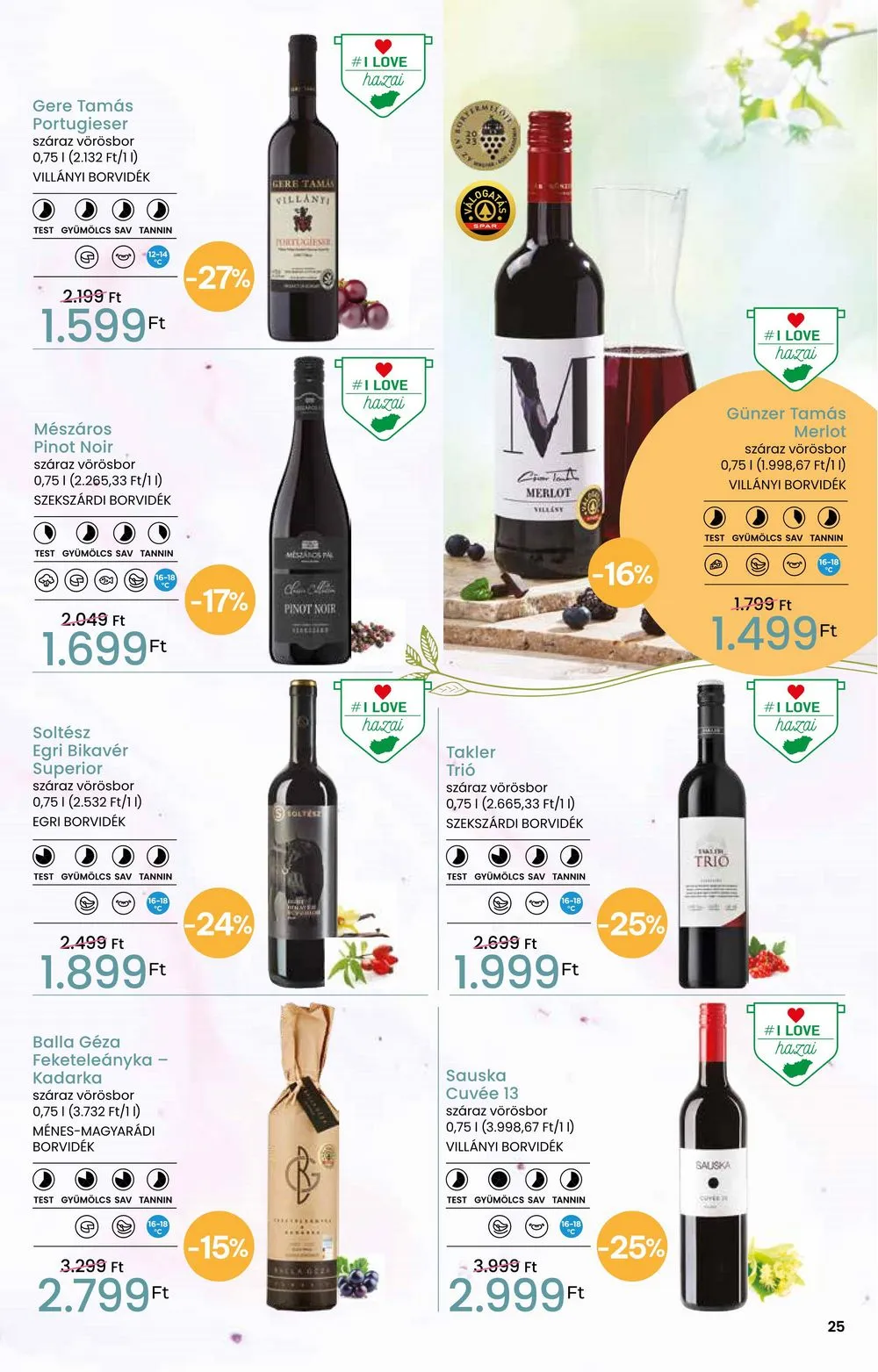 Interspar akciós újság Tavaszi Inyenc 03.06–03.20 – 25. oldal