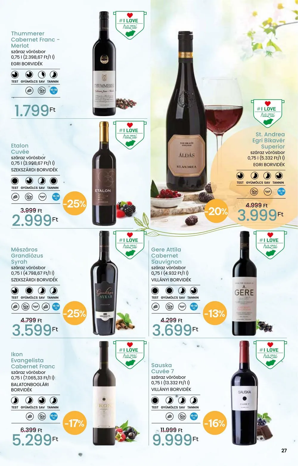 Interspar akciós újság Tavaszi Inyenc 03.06–03.20 – 27. oldal