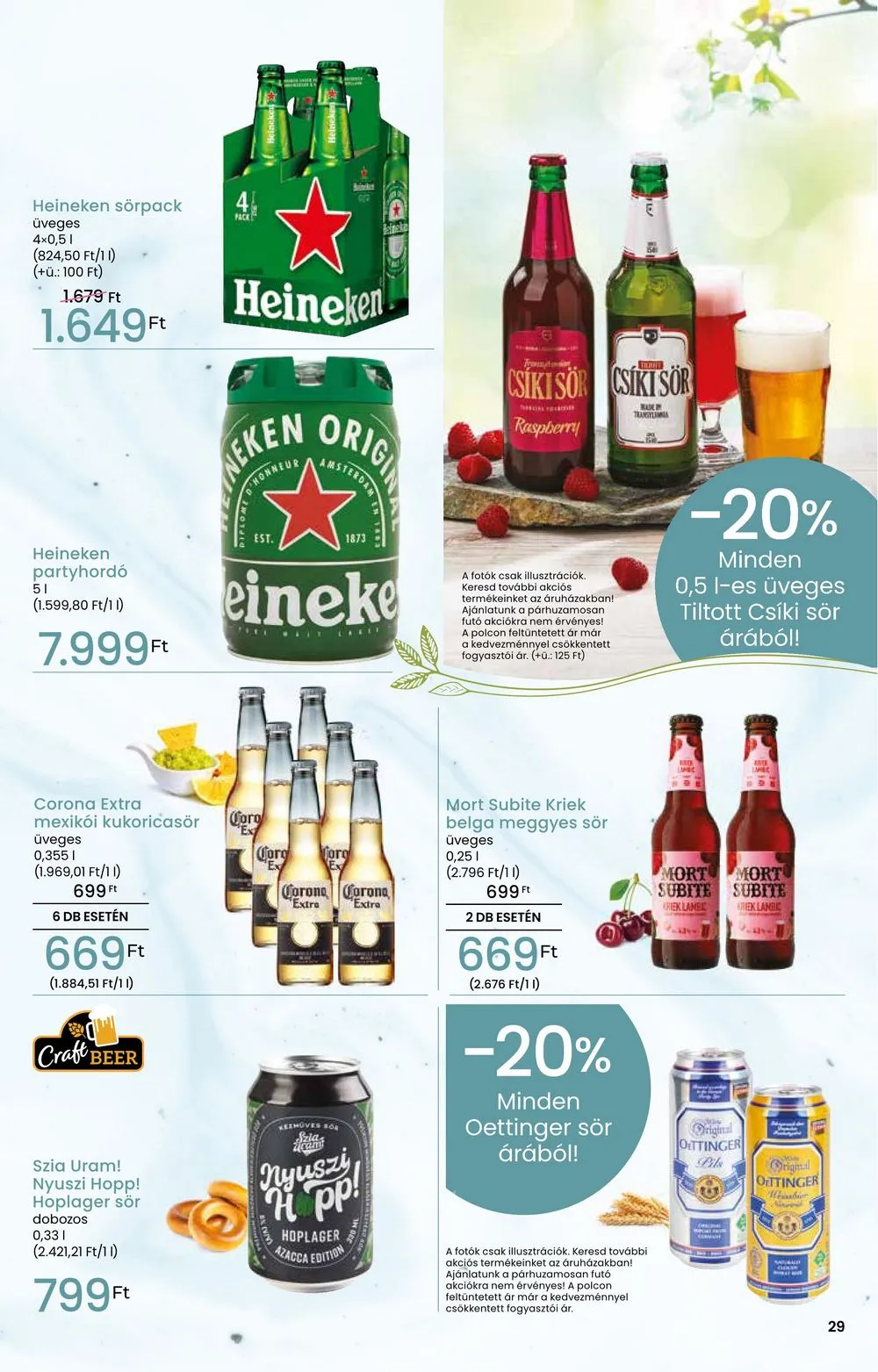 Interspar akciós újság Tavaszi Inyenc 03.06–03.20 – 29. oldal