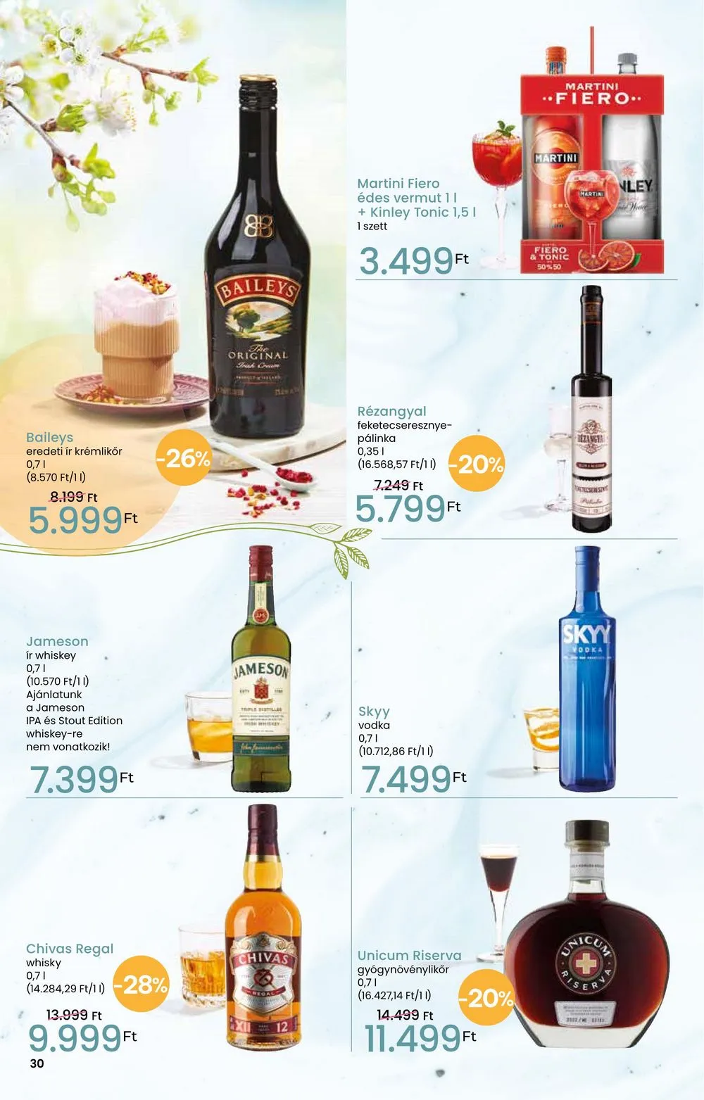 Interspar akciós újság Tavaszi Inyenc 03.06–03.20 – 30. oldal