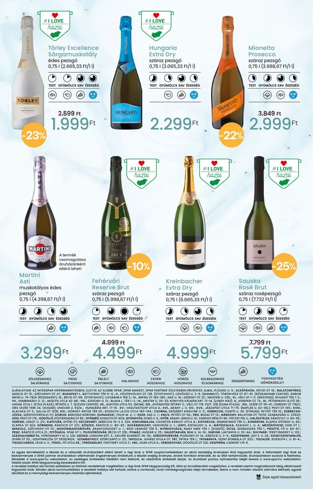 Interspar akciós újság Tavaszi Inyenc 03.06–03.20 – 32. oldal