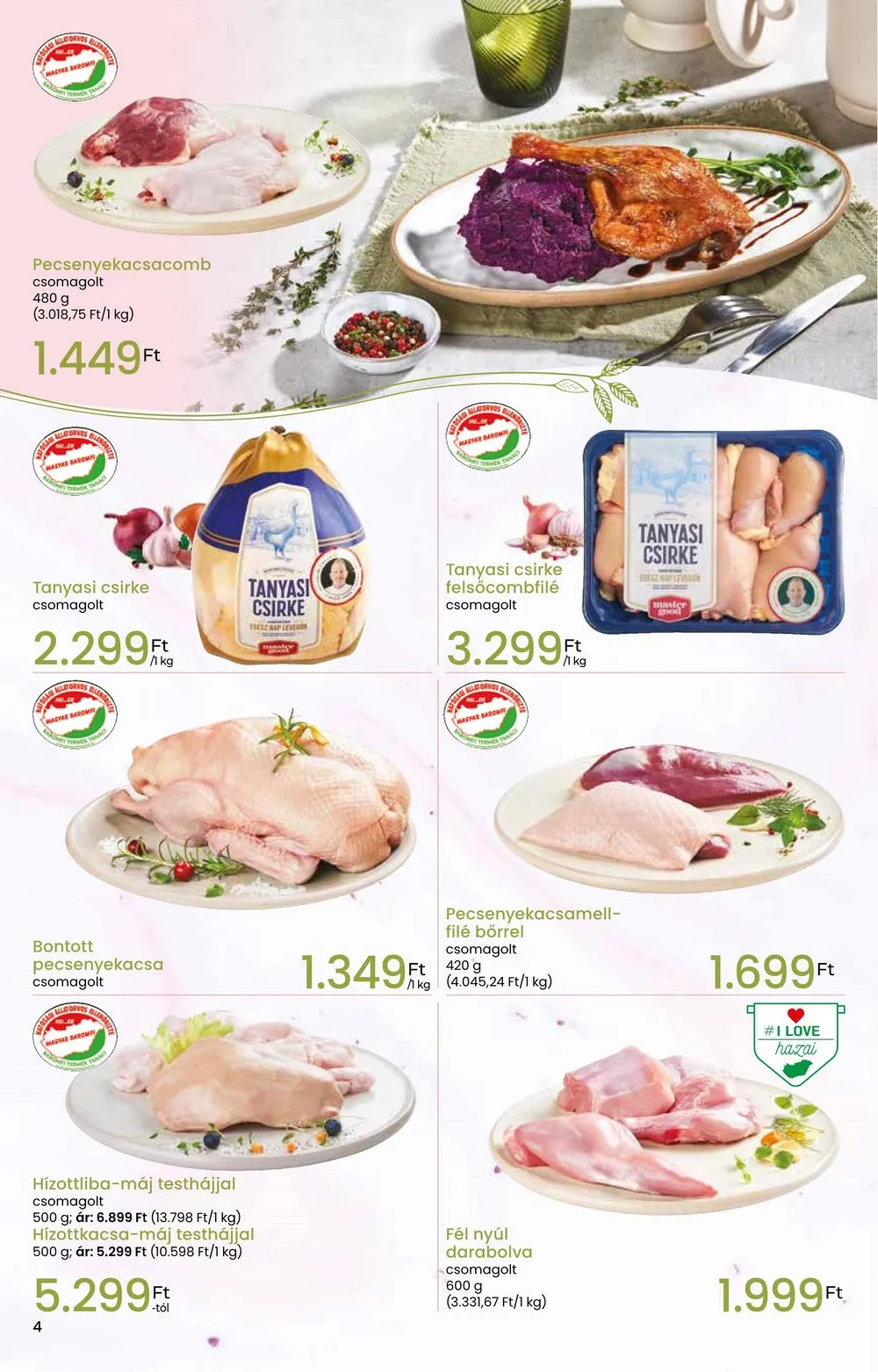 Interspar akciós újság Tavaszi Inyenc 03.06–03.20 – 4. oldal