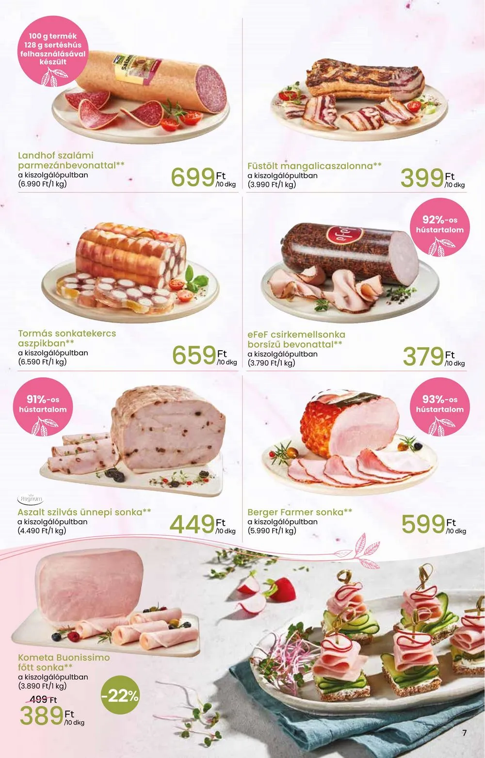 Interspar akciós újság Tavaszi Inyenc 03.06–03.20 – 7. oldal