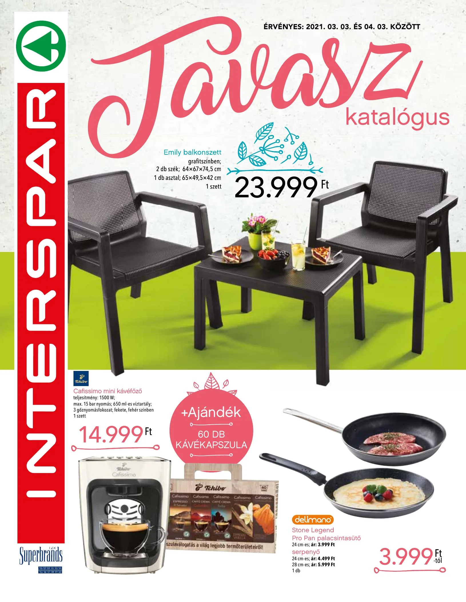 Interspar akciós újság Tavaszi katalógus 03.04–04.03