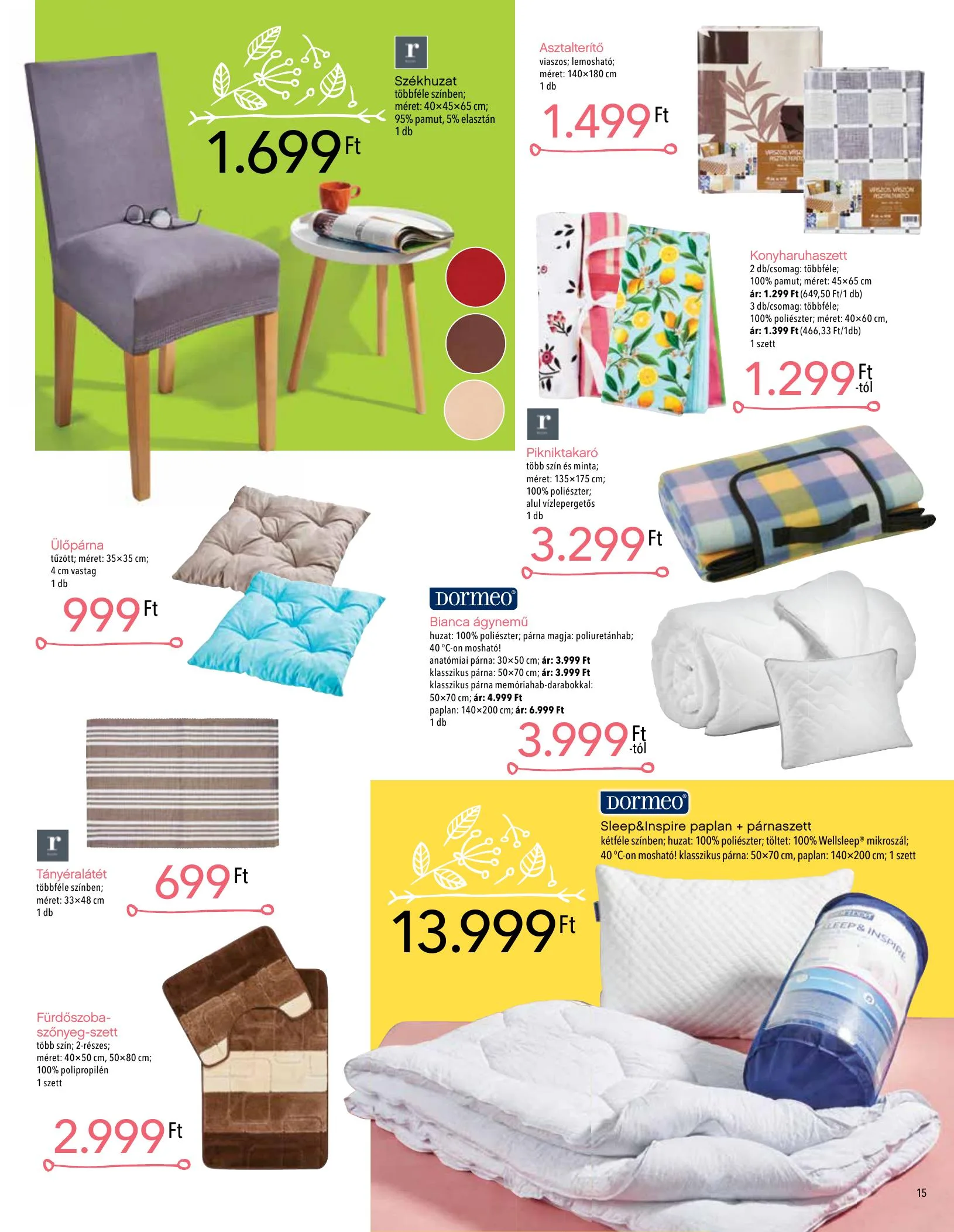 Interspar akciós újság Tavaszi katalógus 03.04–04.03 – 15. oldal